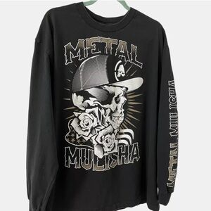 Vintage Metal Mulisha Band Tee Long Sleeve Vintage Y2K 90s XL